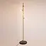 Gold floor lamp, 4-bulb - Pippa