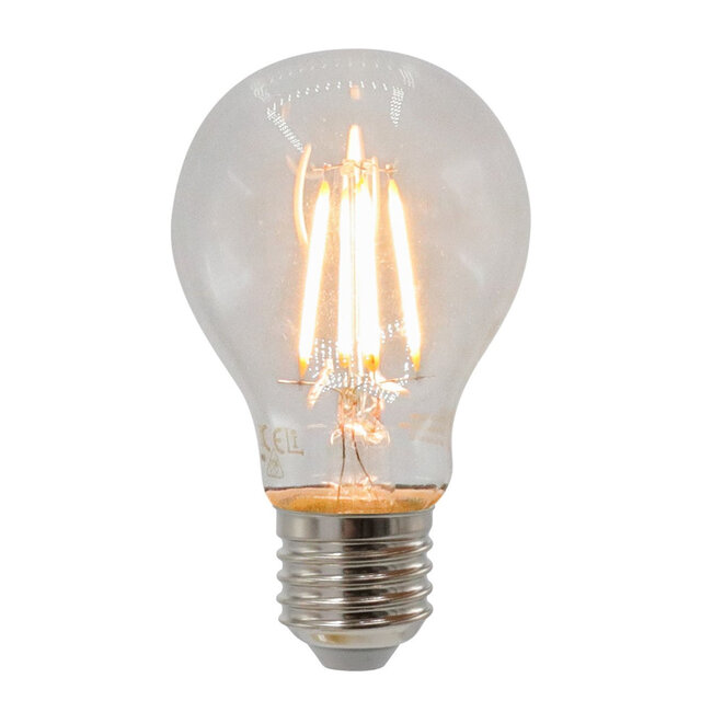 4.5W & 7W  filament lamp, 2700K, clear glass Ø60, 3-steps dimmable