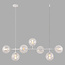 White pendant light, 7-bulb - Hepta