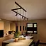 Pendant light cord for 1-phase track lighting system Simon - black