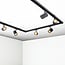 1-phase track system set of 3 metres with Jamie spotlights, black