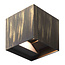 Modern outdoor wall lamp Oliver - Black with brushed gold