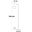 Designer floor lamp - Kuld