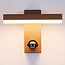 Outdoor wall light Roberto with sensor - rust brown