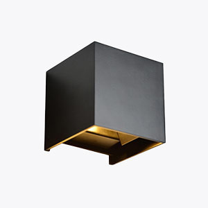 Black outdoor wall lighting