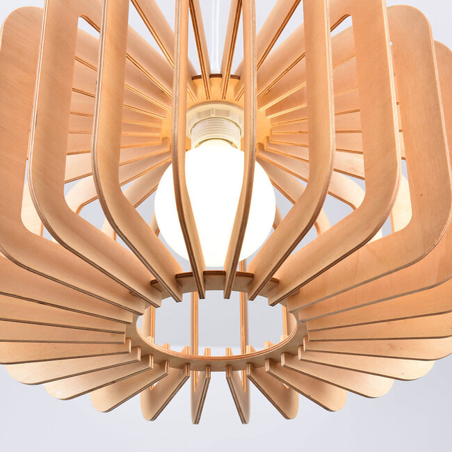 Inzai Wood pendant lamp - round