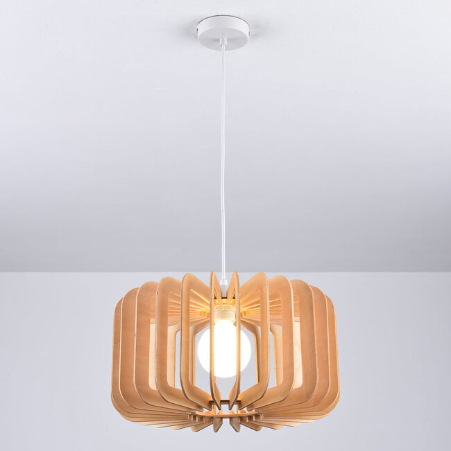 Inzai Wood pendant lamp - round