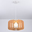 Wooden pendant light Inzai - round