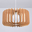 Wooden pendant light Inzai - round