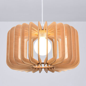 Inzai Wood pendant lamp - round