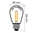 Dimmable festoon lights with double filament bulbs, 5m -100m sets