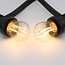 Dimmable festoon lights with double filament bulbs, 5m -100m sets