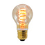 Set of festoon lights with 5W spiral LED filament bulbs, 1800K, amber glass, Ø60 without dimmer (set)