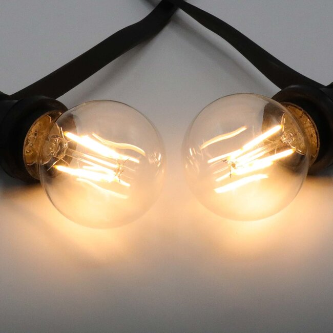Set of festoon lights with 4.5W or 7W bulbs, 2700K,  Ø60, 3-step dimmable