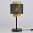Ava table lamp - black with gold