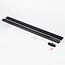 1-phase track system set of 3 metres with Claire spotlights, black
