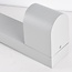 Industrial bollard outdoor light Simone, 50 cm - light grey