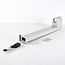 Industrial bollard outdoor light Simone, 50 cm - light grey