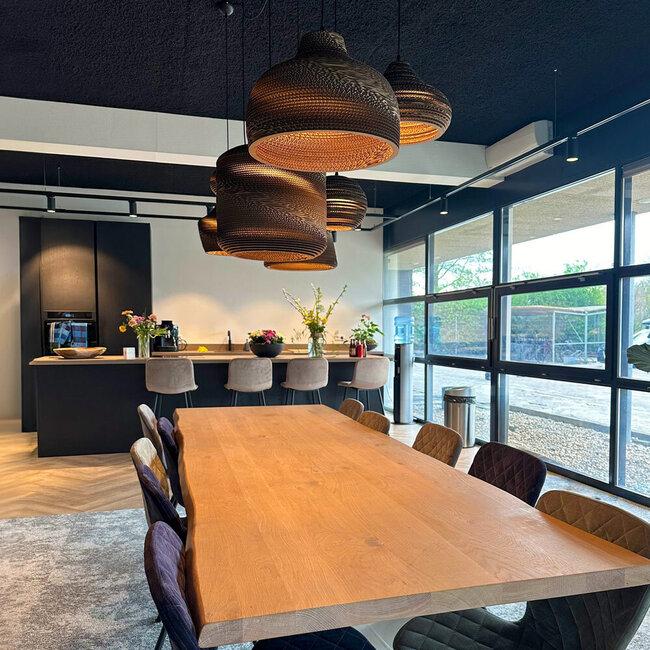 Cardboard pendant light - Maeve