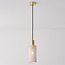 Pendant light, white and gold - Valce
