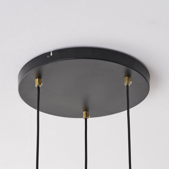Ceiling light Avery - black with gold