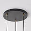 Pendant lamp Avery in black and gold