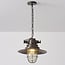 Industrial pendant lamp Fender in openwork black