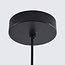 Design pendant light Filia - smoked glass and black