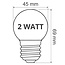 Dimmable festoon lights with recessed LED filament bulbs, 5m-100m sets