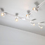 Modern 1-phase track lighting system 3 metres with Jill track lights - white