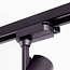 Modern 1-phase track lighting system 1.5 metres with black track lights - Jazz