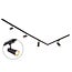 1-phase track system set of 3 metres with Juliette spotlights, black