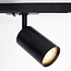 Modern 1-phase track lighting system 1.5 metres with Jill track lights - black