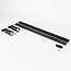 Modern 1-phase track lighting system 1.5 metres with Jill track lights - black