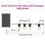 Solar string lights 50 metres with 50 or 60 double filament bulbs, 30W solar panel