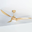 Ceiling fan Wieke with LEDs and adjustable colour temperature - wood look