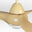 Ceiling fan Wieke with LEDs and adjustable colour temperature - wood look