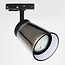 Track light for 1-phase track lighting system Jula - black