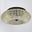 Bamboo ceiling fan with summer/winter function, 4-bulb (E27) - Paco