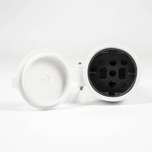 Counter plug with cover - White