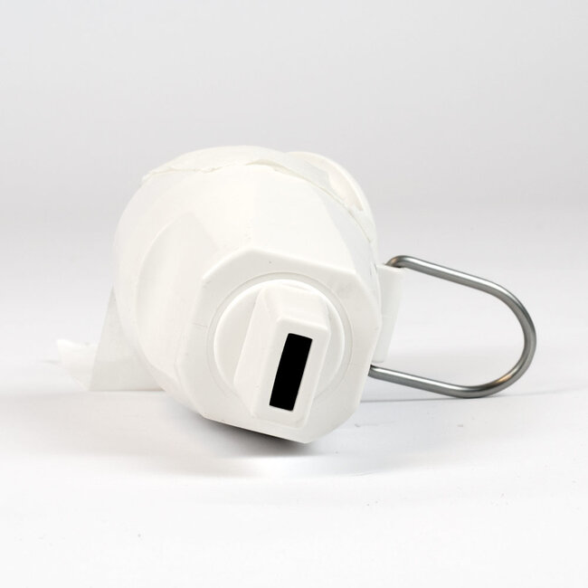 Counter plug with cover - White
