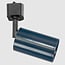 1-phase track system set 3 metres with Romain spotlights in cobalt blue