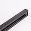 1-phase track system set 3 metres with Romain spotlights in cobalt blue
