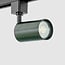 1-phase track system set 1.5 metres with Romain spotlights in pine green