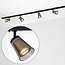 Modern 1-phase track lighting system 1.5 metres track lights - Jula gold