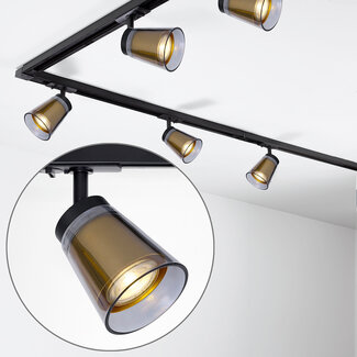 1-phase track lighting system 3 metres - Jula gold