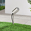 Modern garden spotlight stainless steel - Chad
