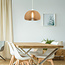 Round wood pendant lamp Ikoma