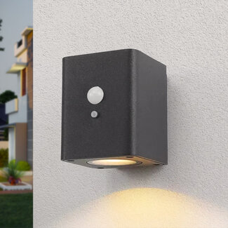 Solar outdoor wall light with sensor - Anzia