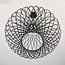 Pendant lamp Jaula in black metal